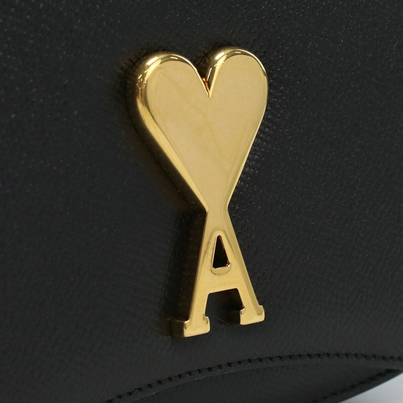 Ami Paris 2-Way Handbag Black - Picture 2 of 7